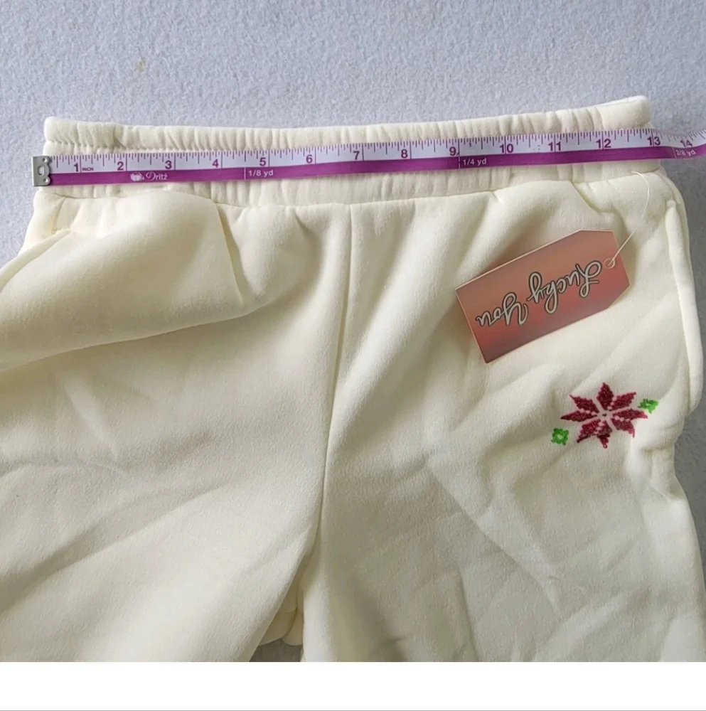LuckyYou GirlsChristmas pants sweater Pullover Size M/10(4) -L/12(1) XL/ 14/16-1